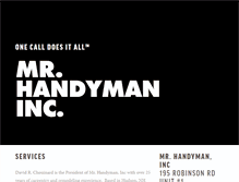 Tablet Screenshot of mrhandyman-nh.com